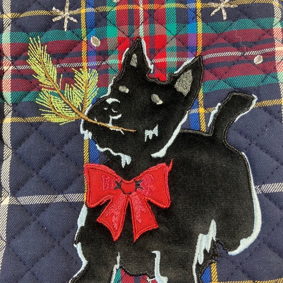 NWT Vera Bradley Tartan Plaid Scottie Dog Small Backpack - Picture 4 of 12